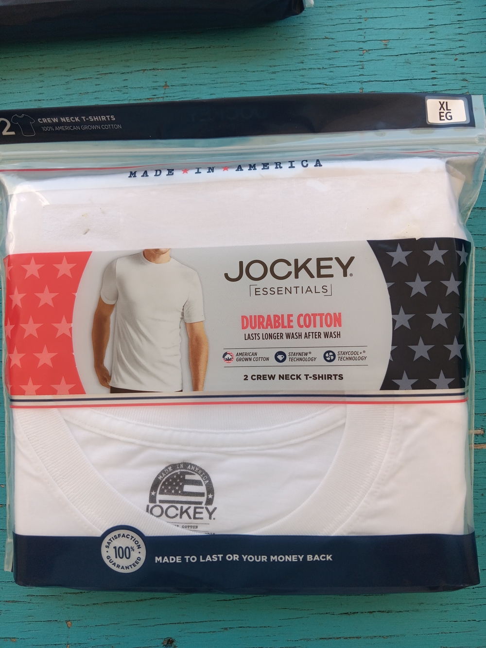 Jockey Essentials White Crew Neck T-Shirts - 2 Pack